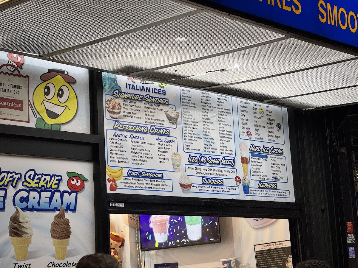 Ralph’s Famous Italian Ices Photo Menu 2