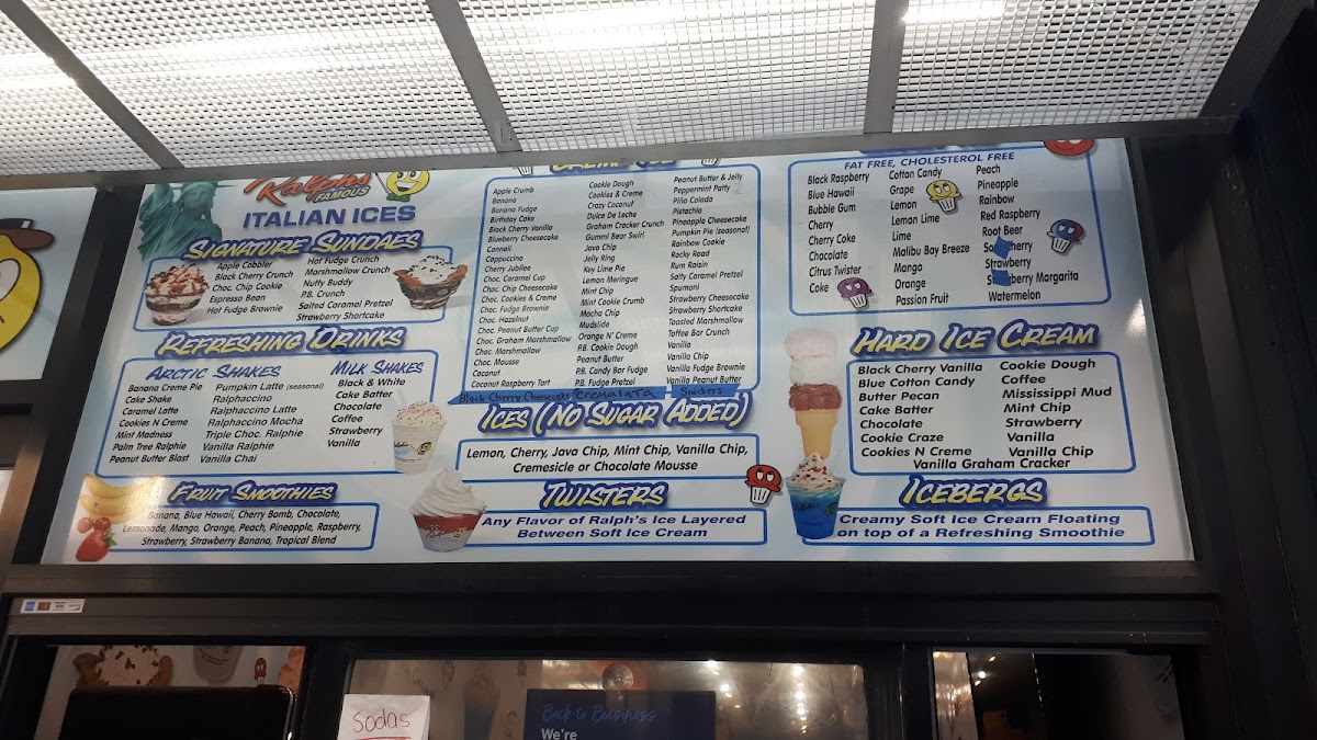 Ralph’s Famous Italian Ices Photo Menu 3