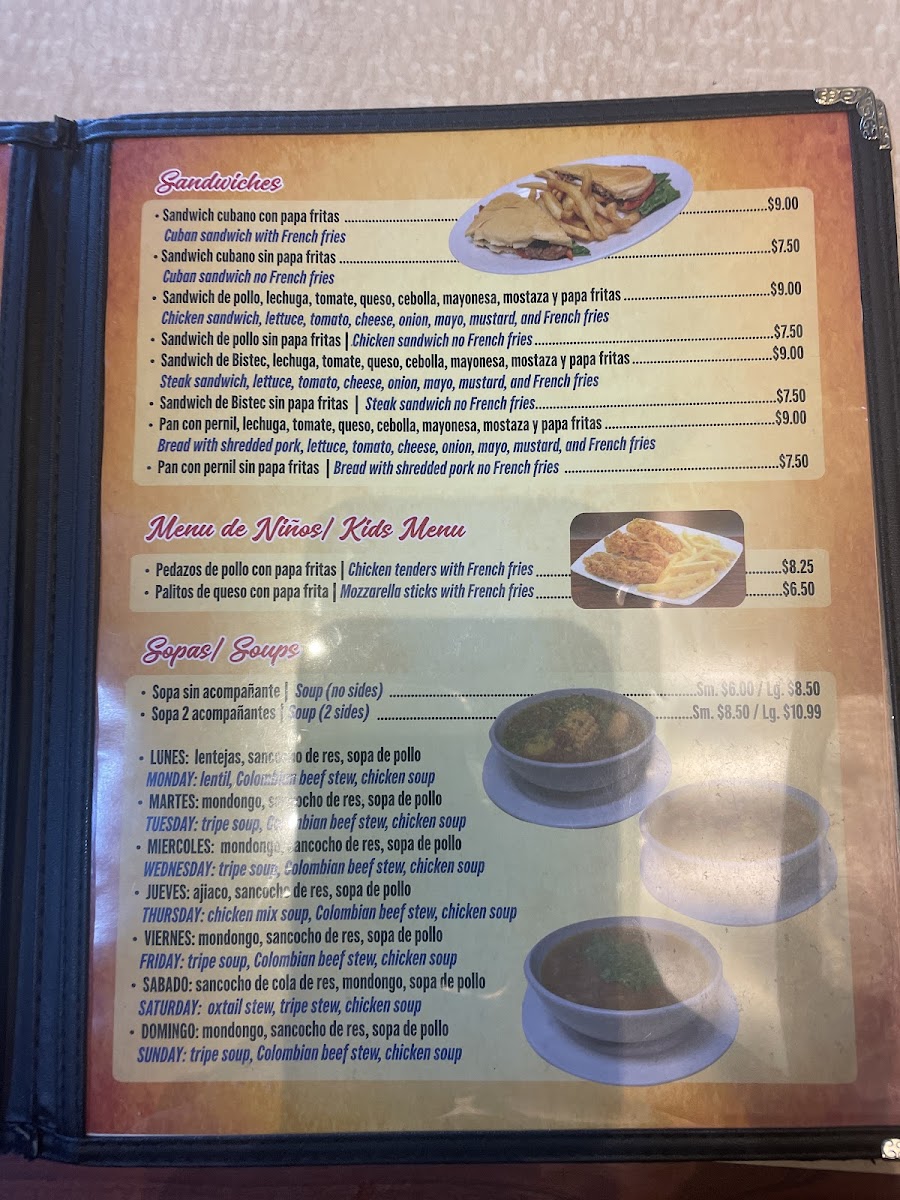 Mi Tierra Latina Photo Menu 10