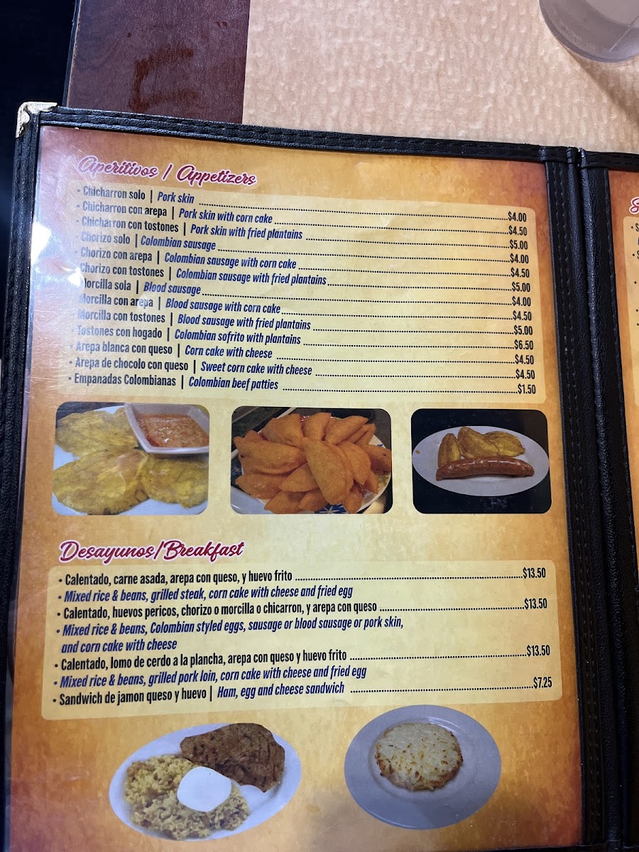 Mi Tierra Latina Photo Menu 3