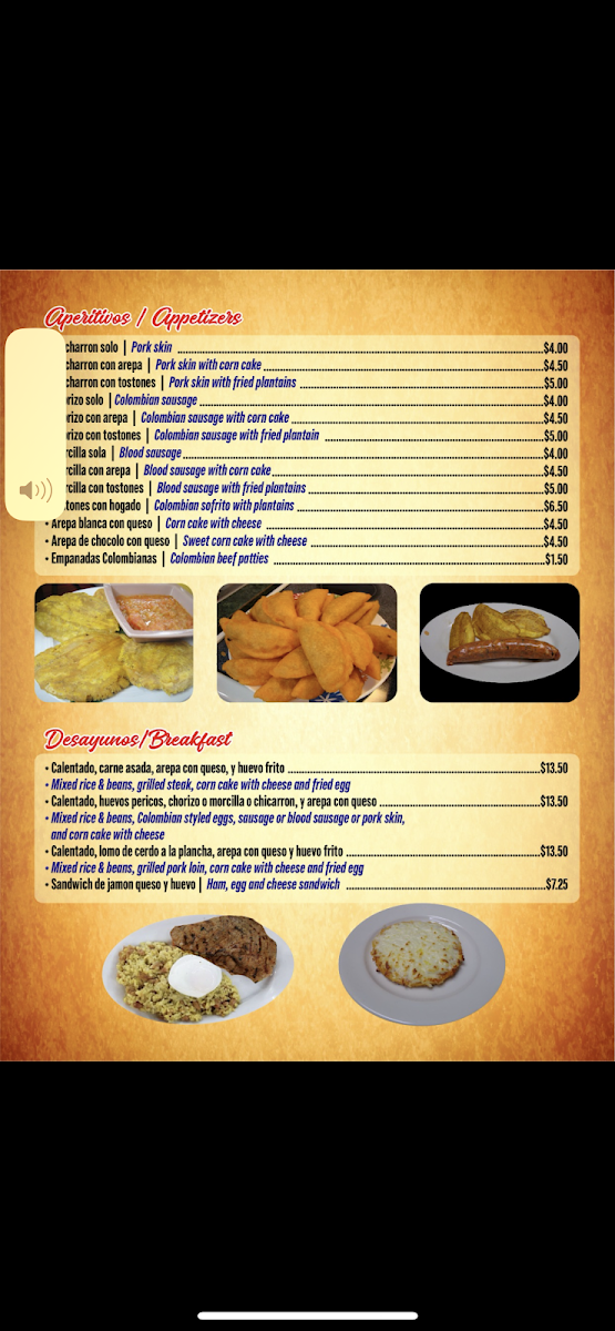 Mi Tierra Latina Photo Menu 8
