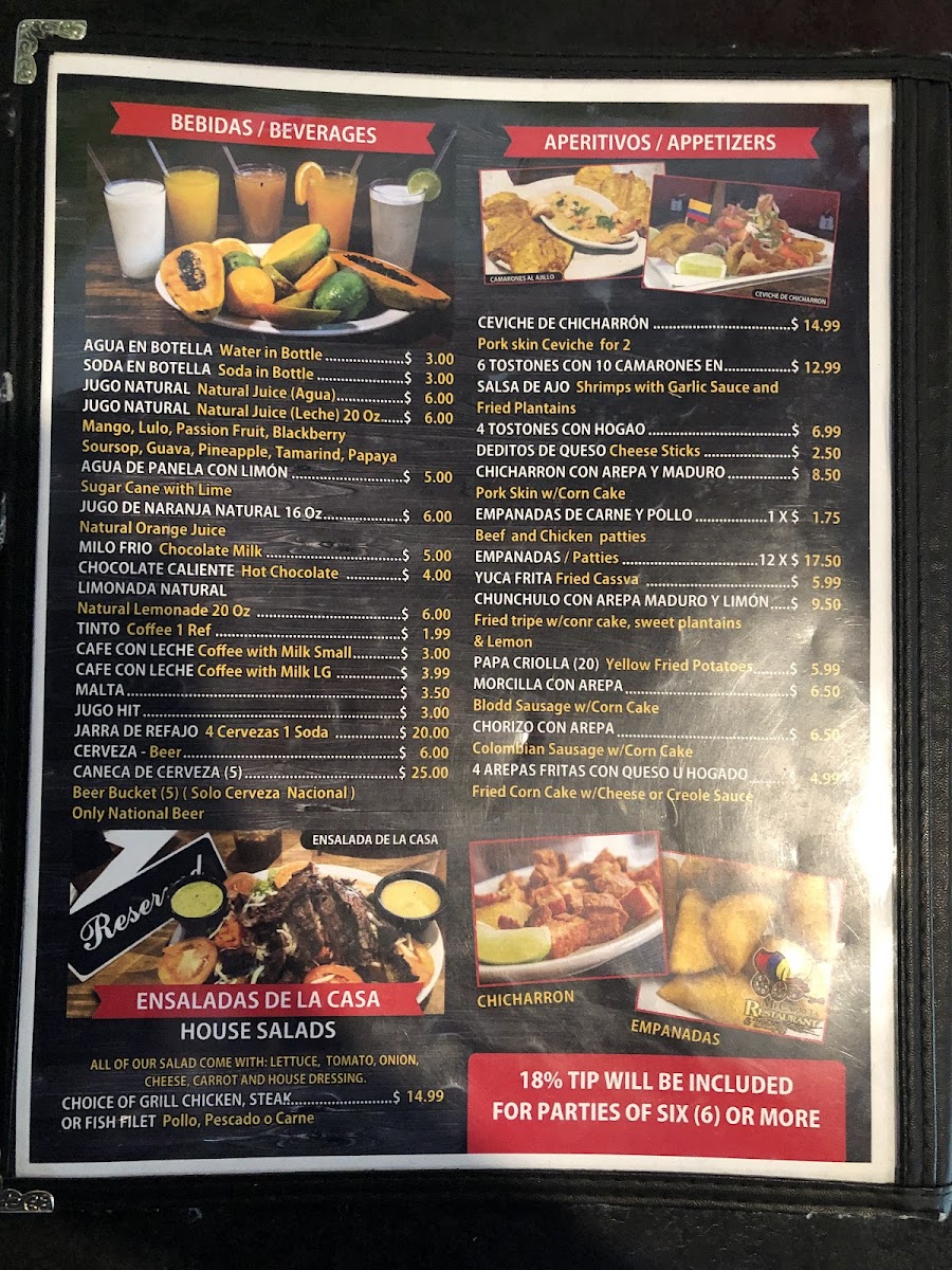 Mi Carreta Restaurant & Bakery Photo Menu 6