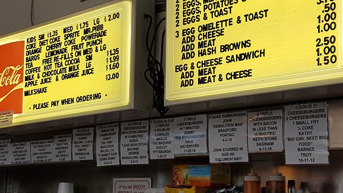Hunter House Hamburgers Photo Menu 10