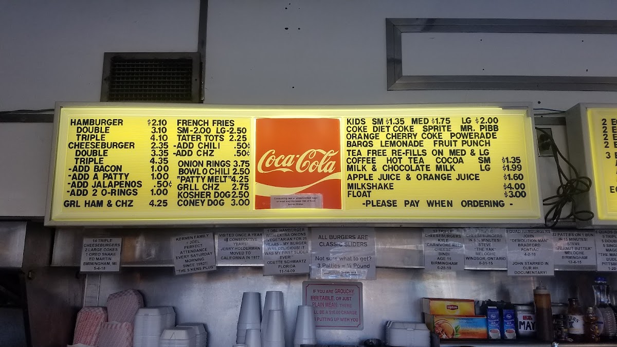 Hunter House Hamburgers Photo Menu 8