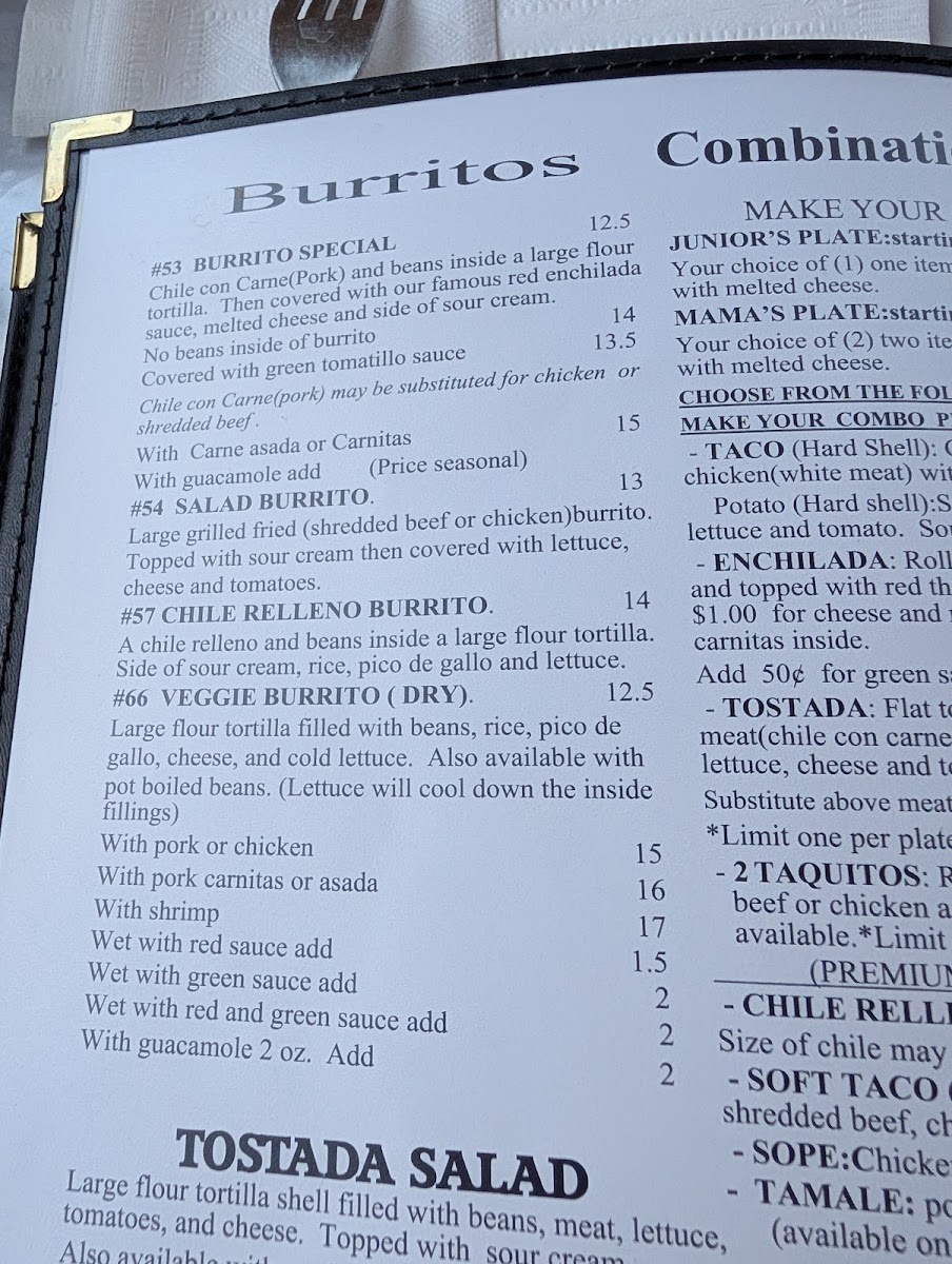El Farolito Mexican Restaurant Photo Menu 8