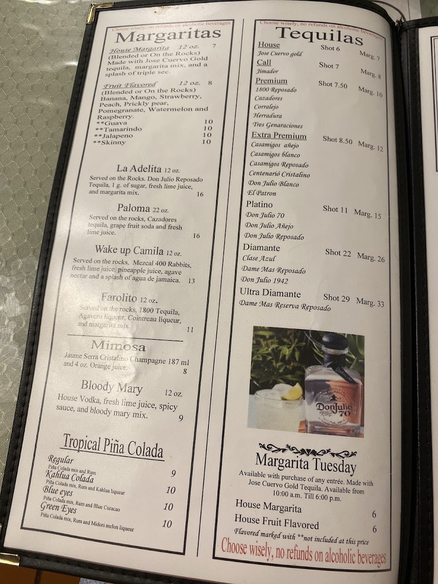 El Farolito Mexican Restaurant Photo Menu 9