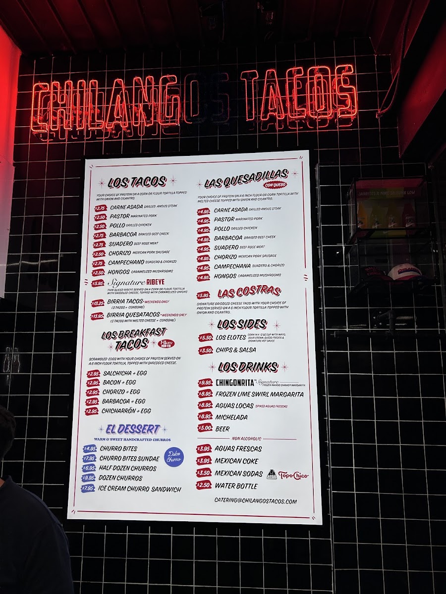 Chilangos Tacos Photo Menu 2