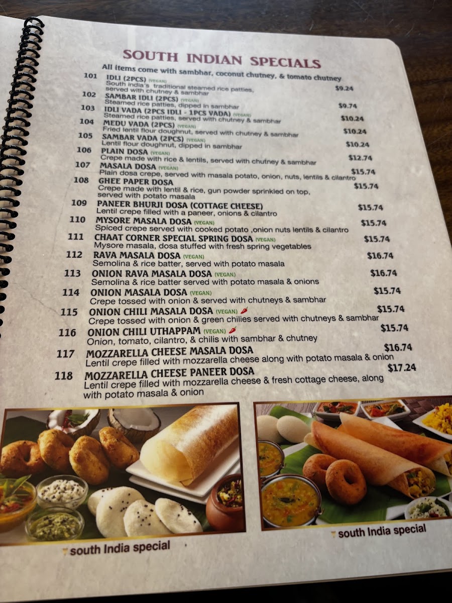 Chaat Corner Photo Menu 2