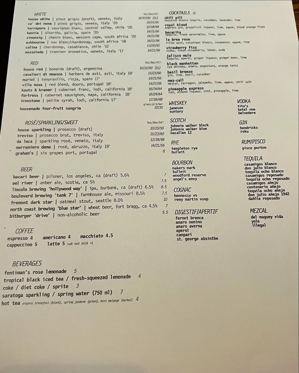 Bacari GDL Photo Menu 1