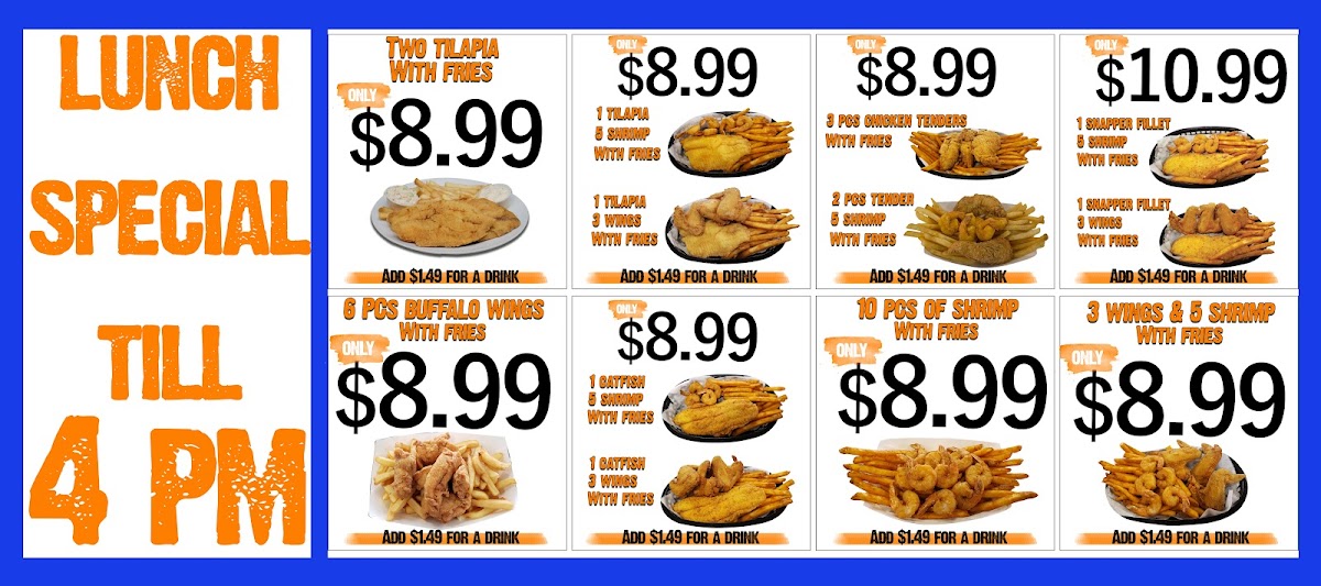 Snappers Fish And Chicken Photo Menu 2