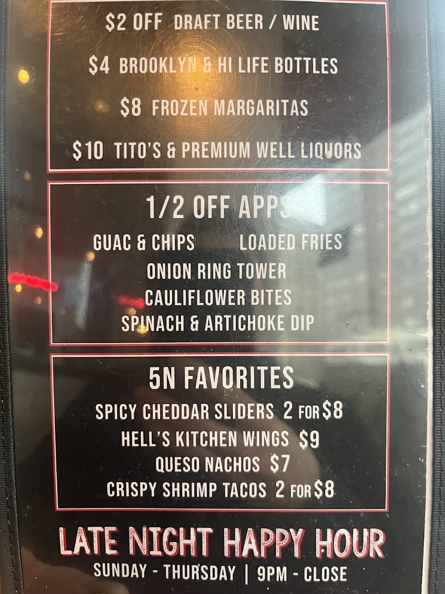 5 Napkin Burger Photo Menu 2