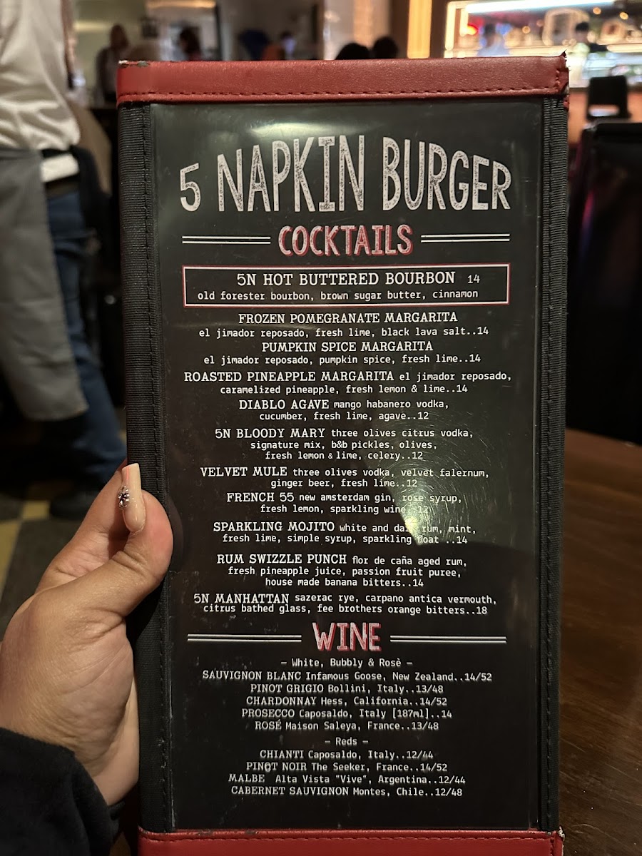 5 Napkin Burger Photo Menu 8