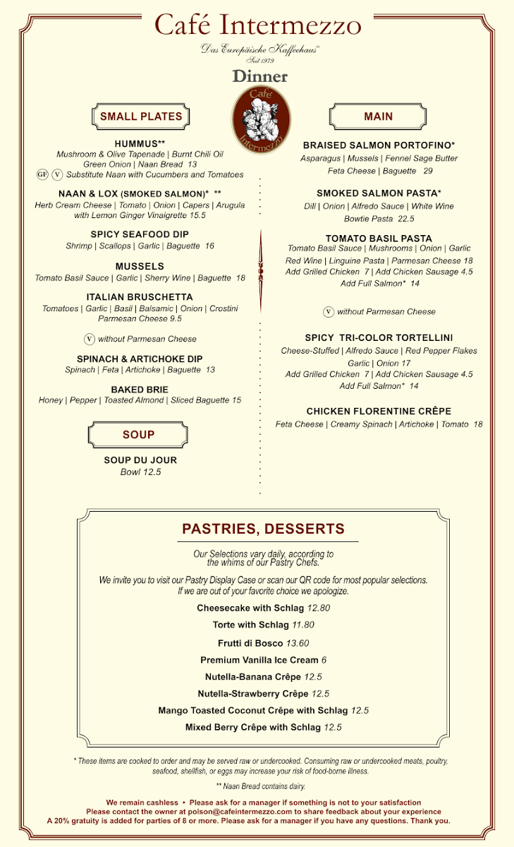 Café Intermezzo - Nashville Photo Menu 4