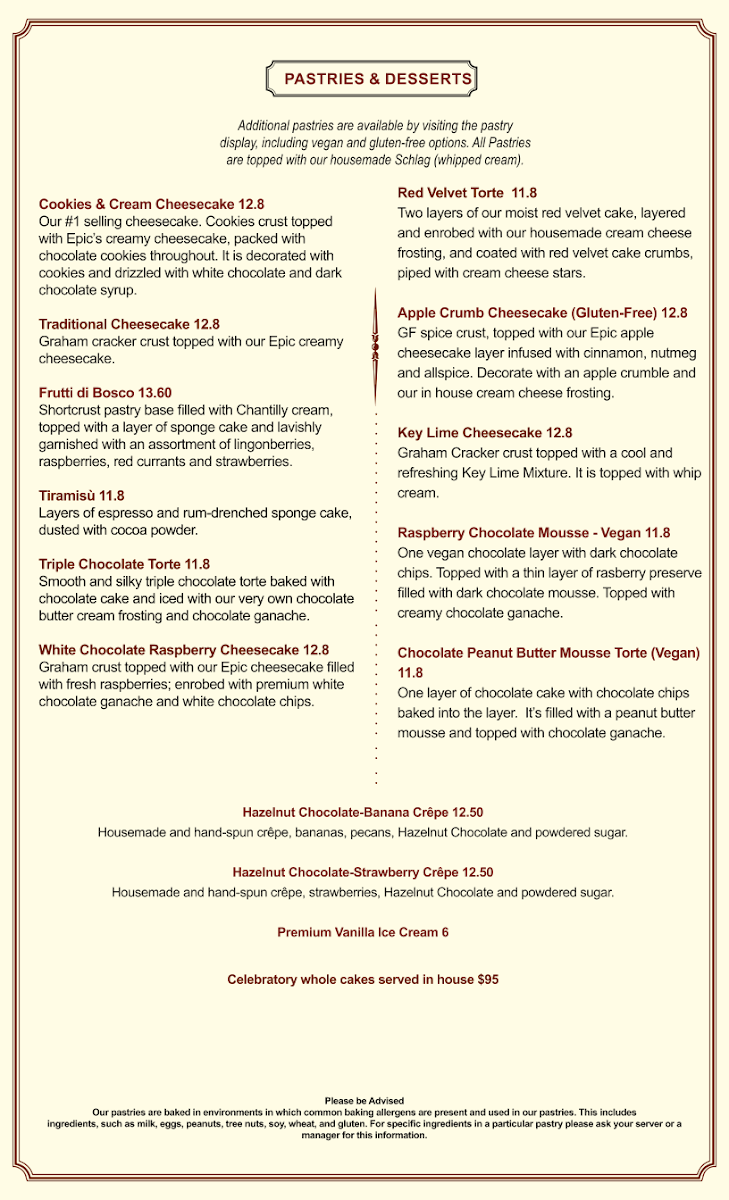 Café Intermezzo - Nashville Photo Menu 6