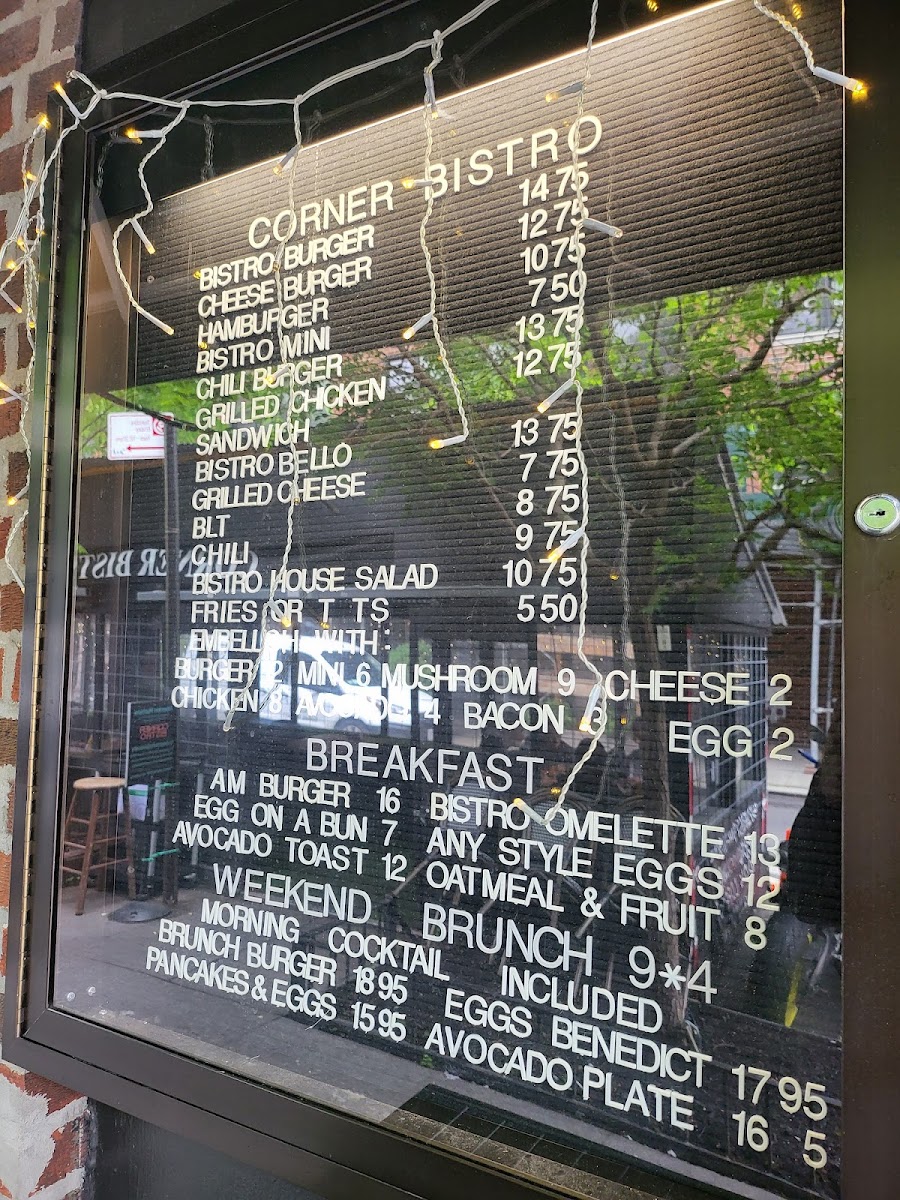 Corner Bistro Photo Menu 10