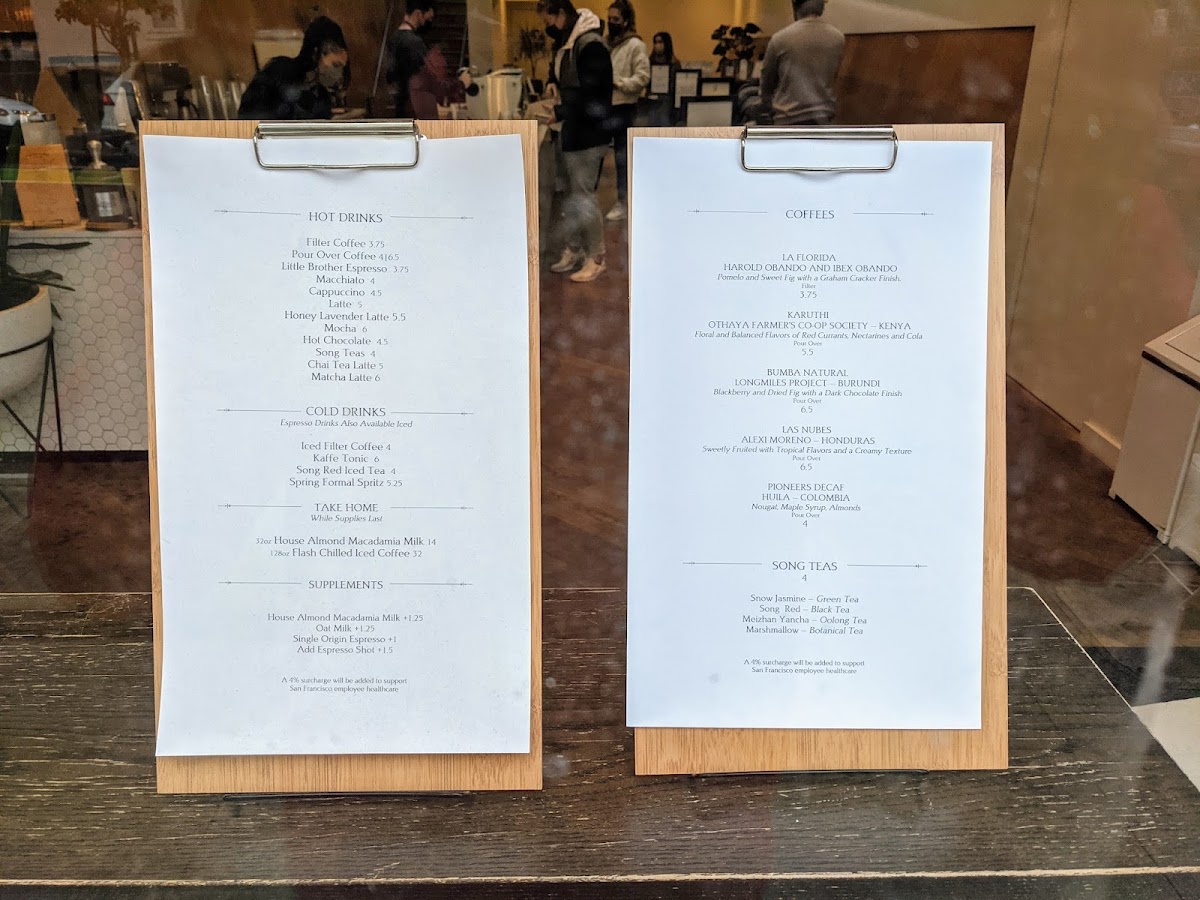 Saint Frank Coffee Photo Menu 10