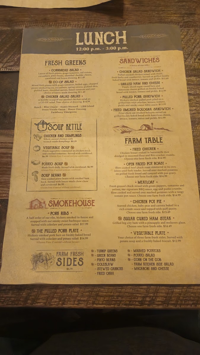 Five Oaks Farm Kitchen Photo Menu 10