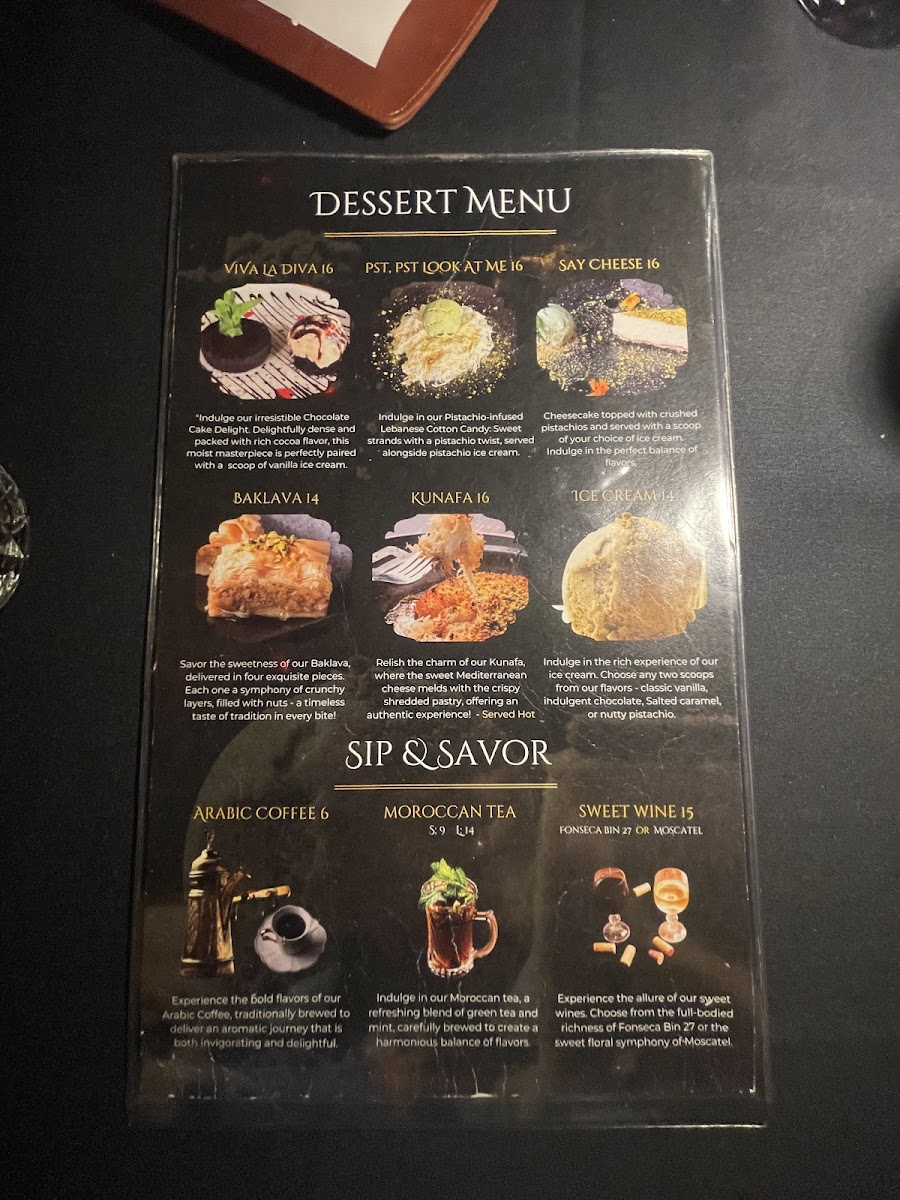 La Vie Mediterranean Restaurant Photo Menu 5