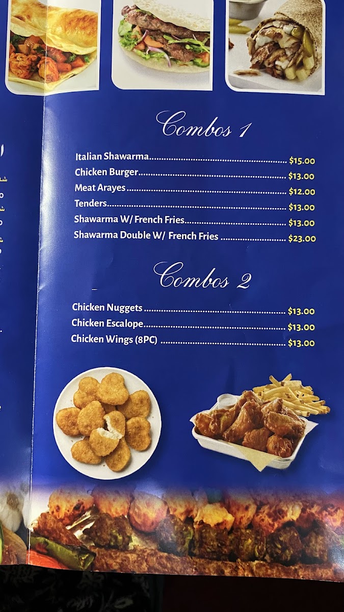 Al-Sham Restaurant Photo Menu 5