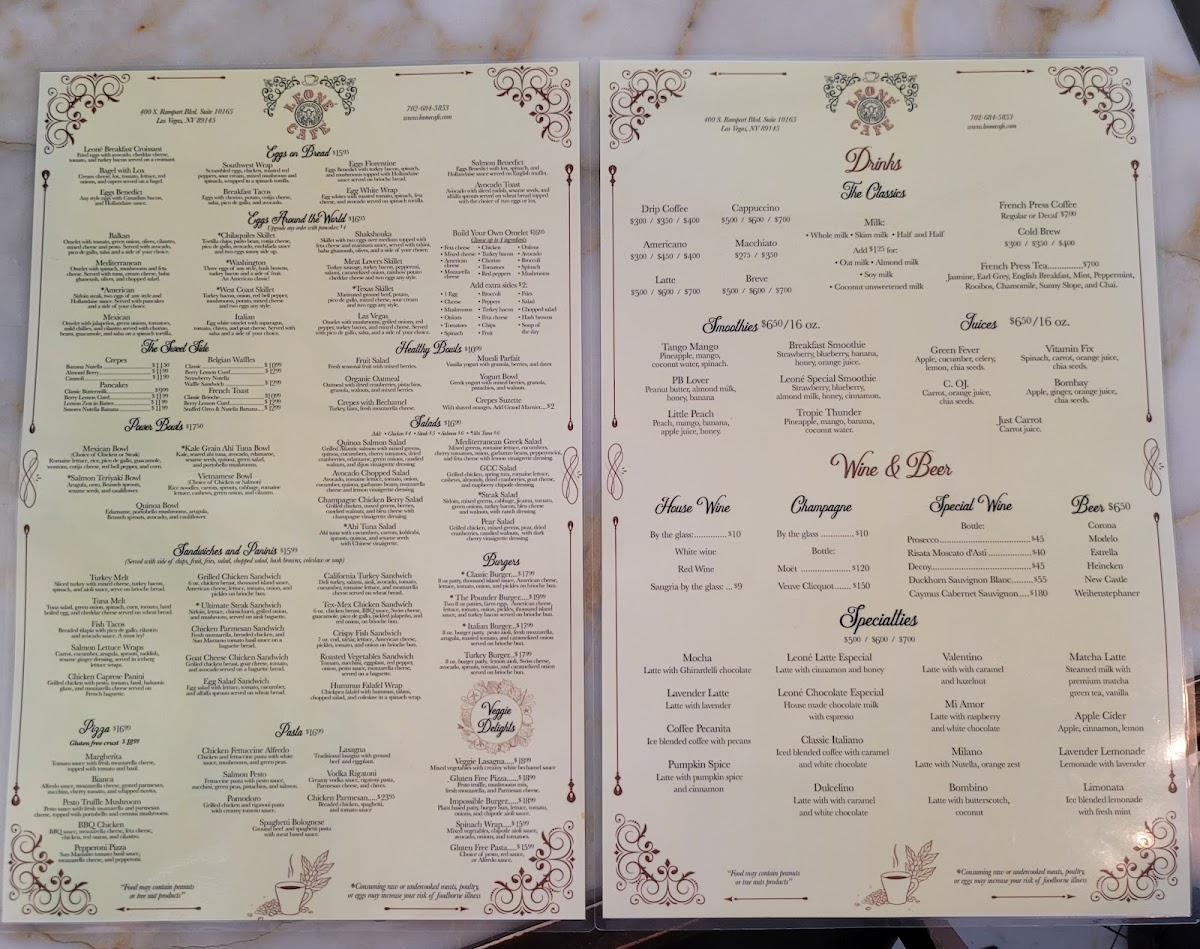 Leone Café Photo Menu 10
