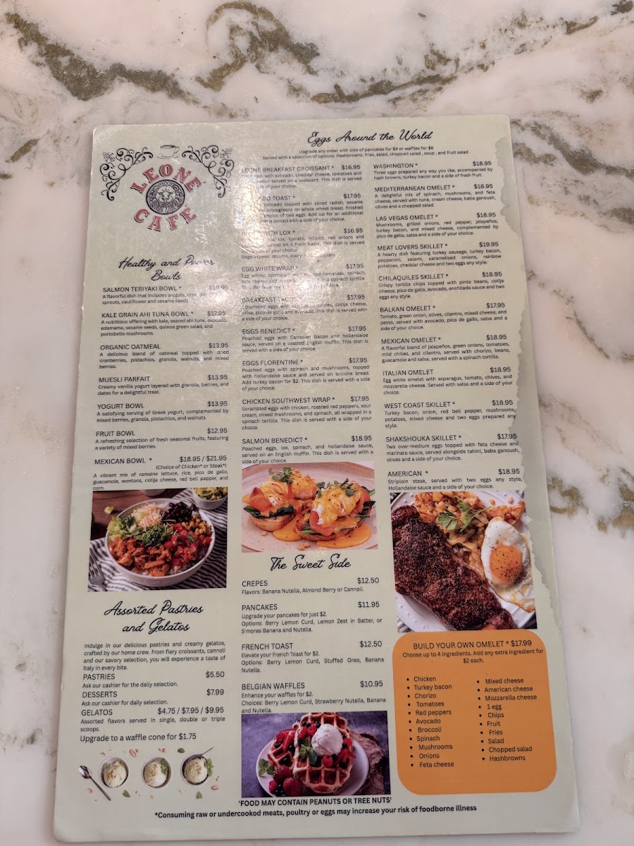 Leone Café Photo Menu 2