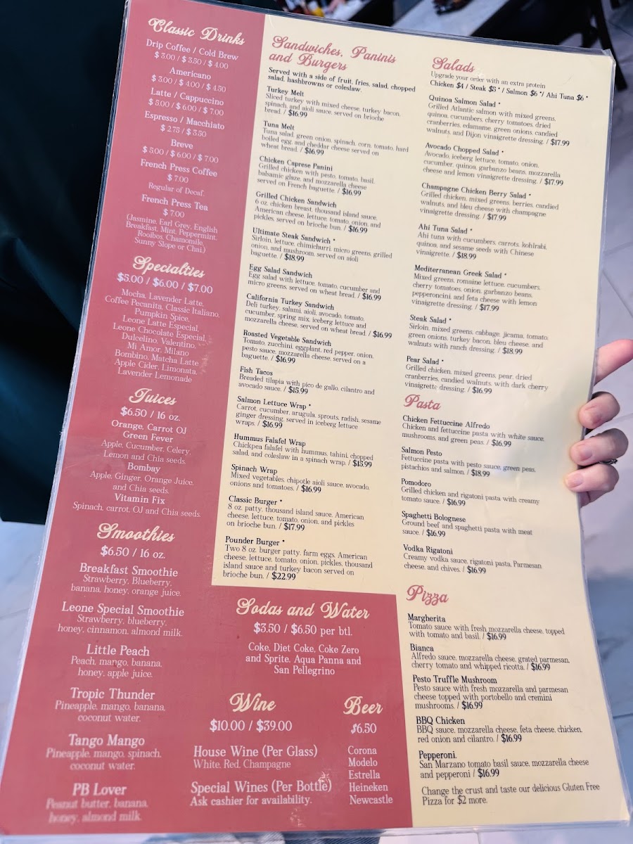 Leone Café Photo Menu 3