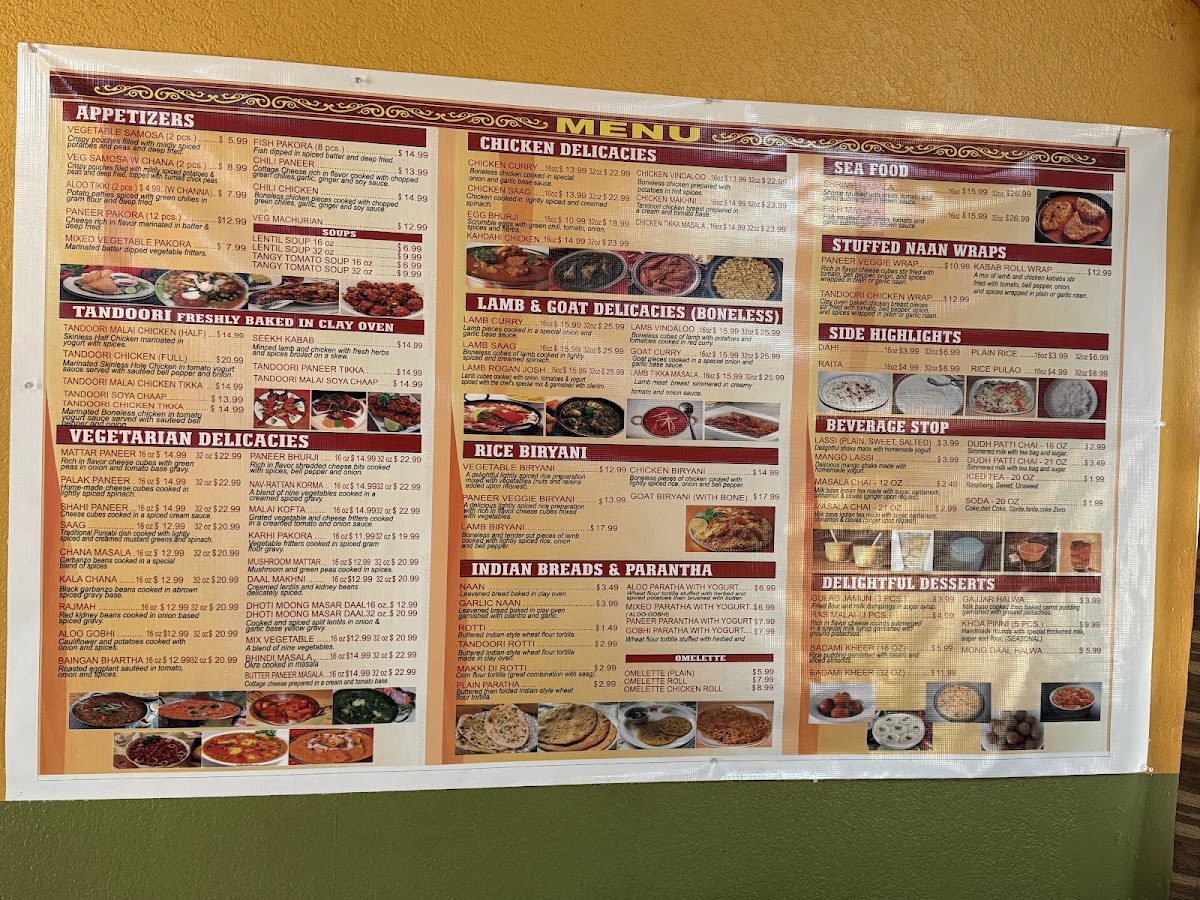 The Indian Oven Photo Menu 5