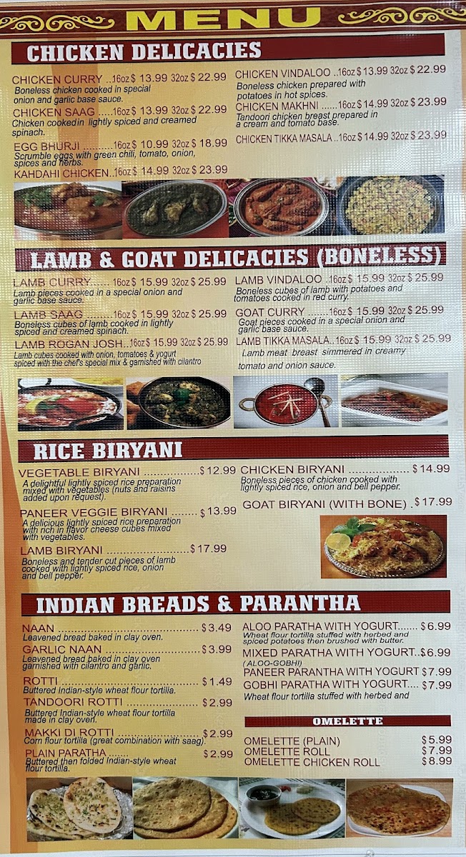The Indian Oven Photo Menu 8