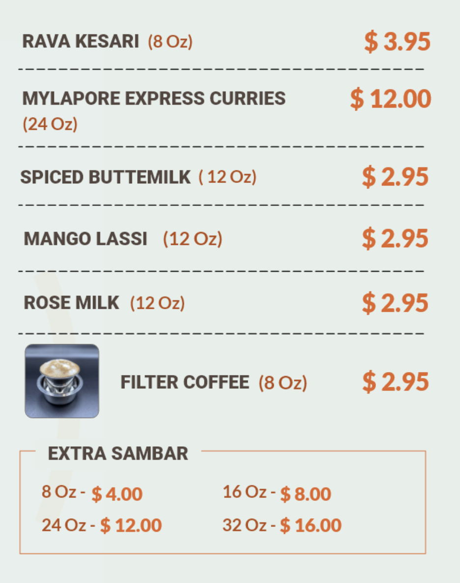 Idly Express - Milpitas Photo Menu 10