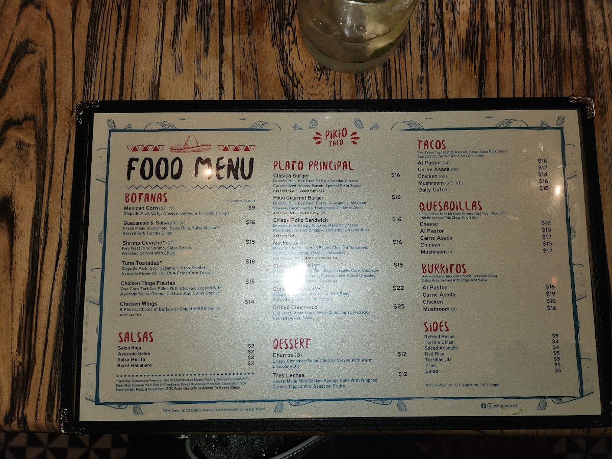 Pikio Taco Photo Menu 6