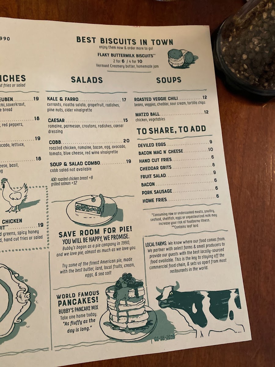 Bubby's Photo Menu 10