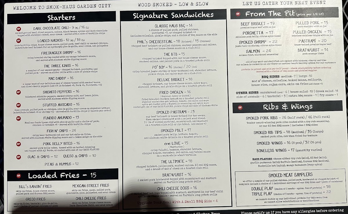 Smok-Haus Photo Menu 5