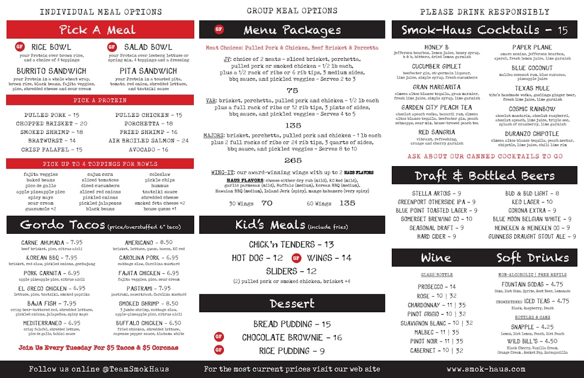 Smok-Haus Photo Menu 7