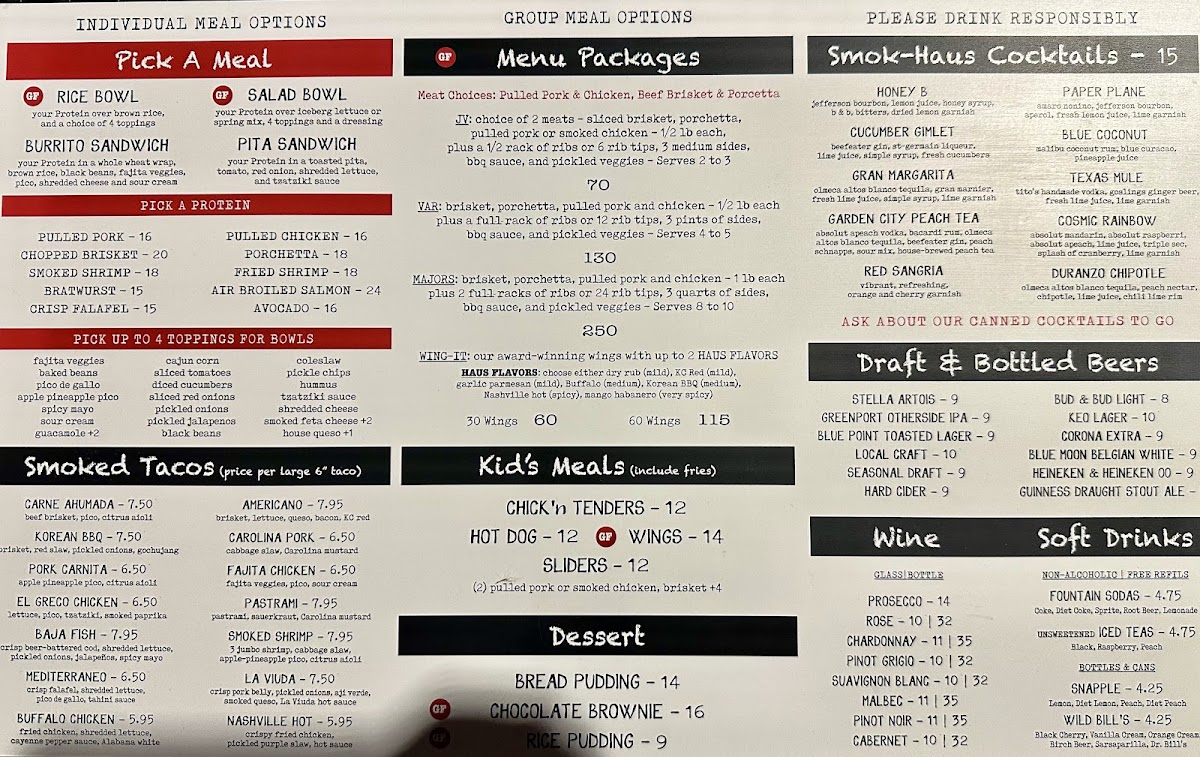 Smok-Haus Photo Menu 9