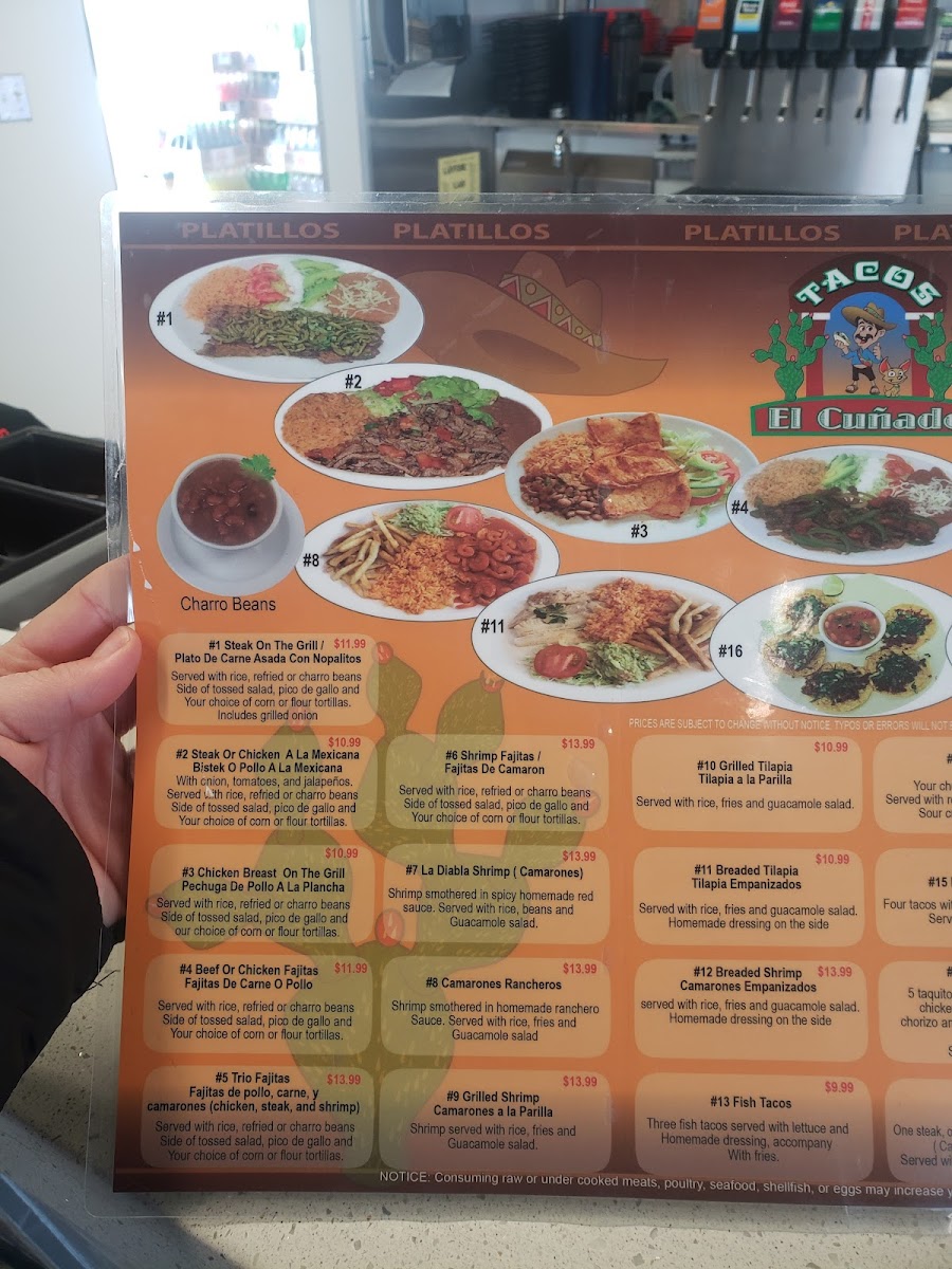 Tacos El Cunado Photo Menu 10