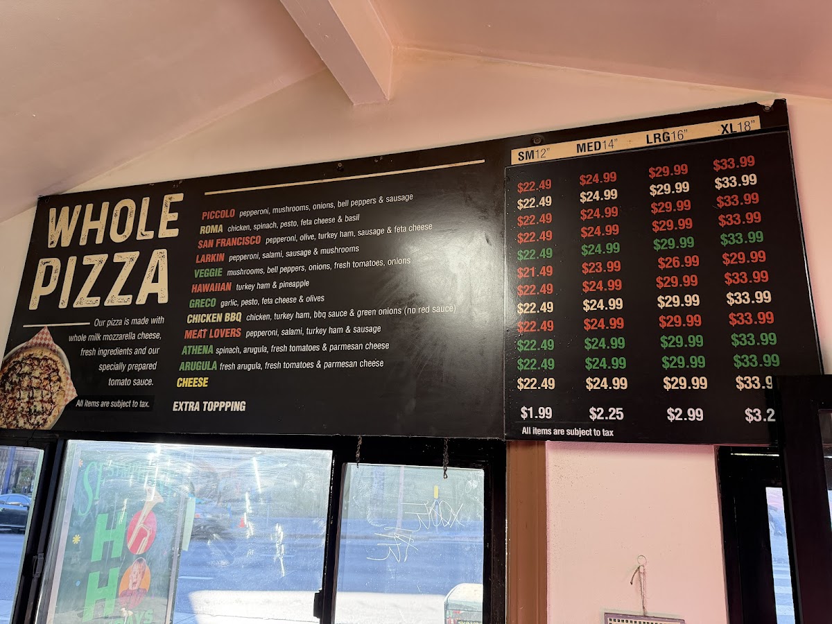 Piccolo Italia Photo Menu 1