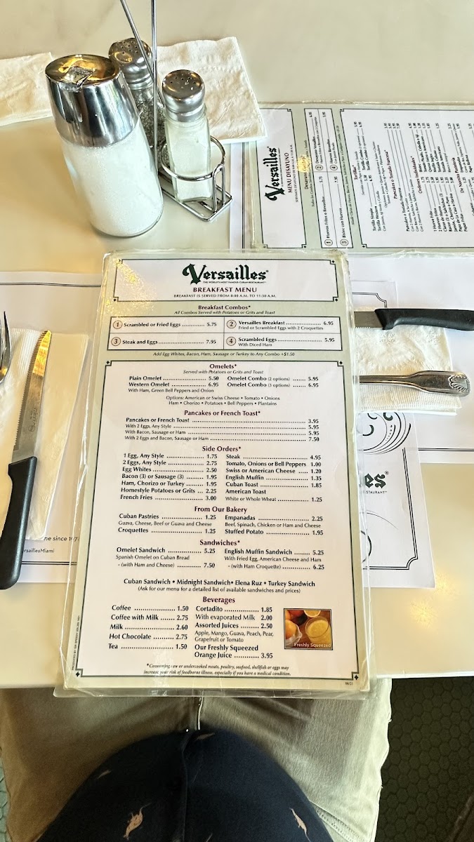 Versailles Restaurant Cuban Cuisine Photo Menu 6