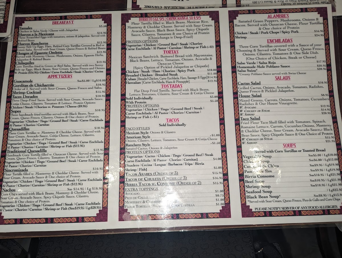 Taqueria Tlaxcalli Photo Menu 10