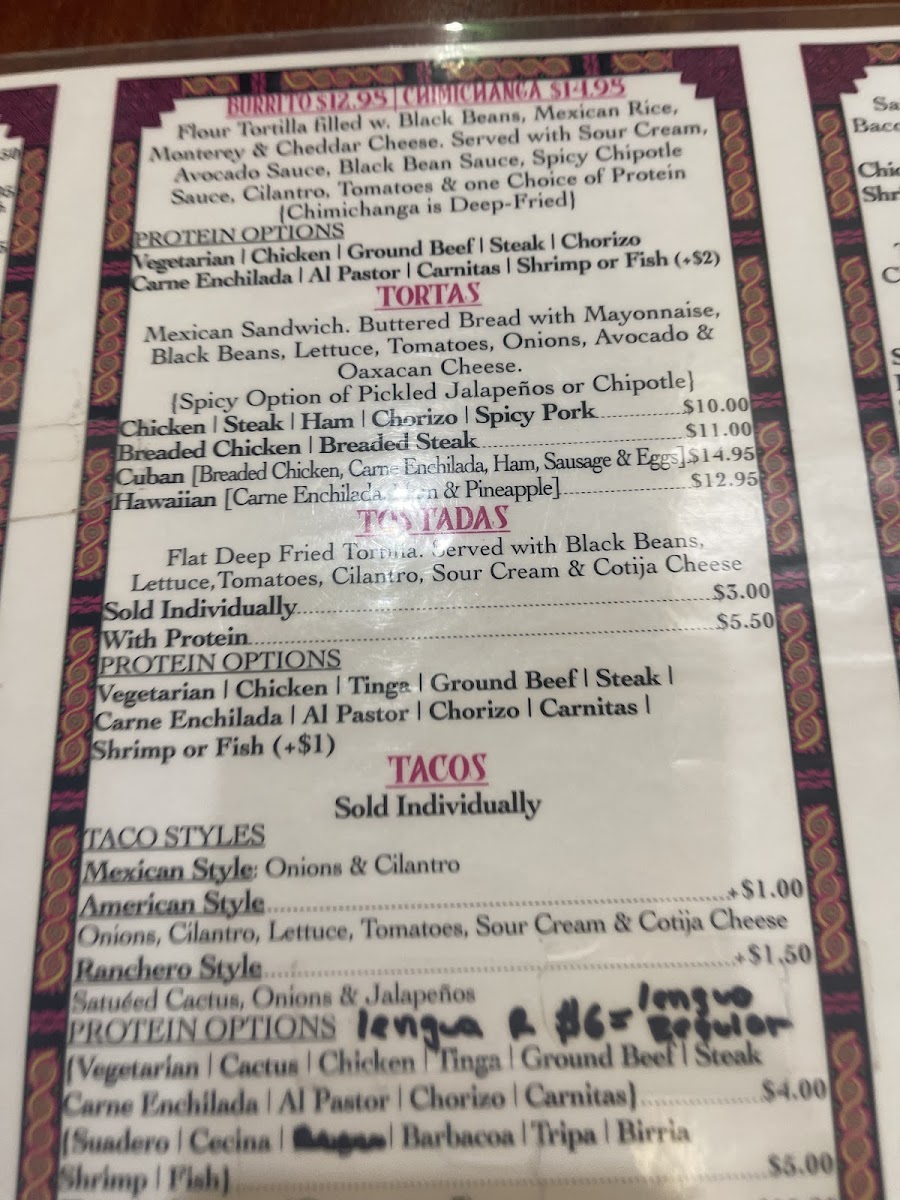 Taqueria Tlaxcalli Photo Menu 8