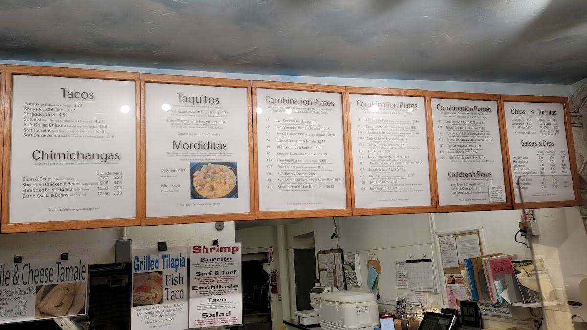 El Indio Mexican Restaurant and Catering Photo Menu 10