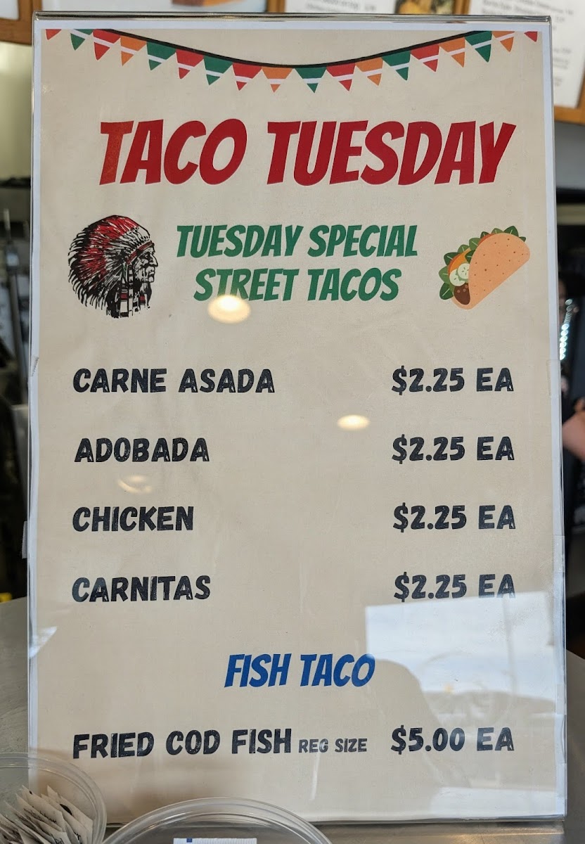 El Indio Mexican Restaurant and Catering Photo Menu 2