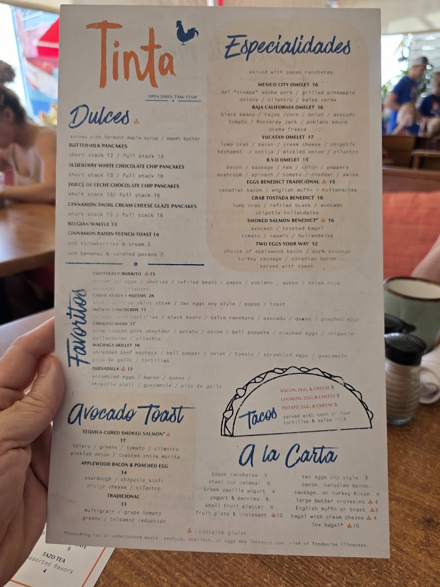 Lona Cocina Tequileria Photo Menu 2