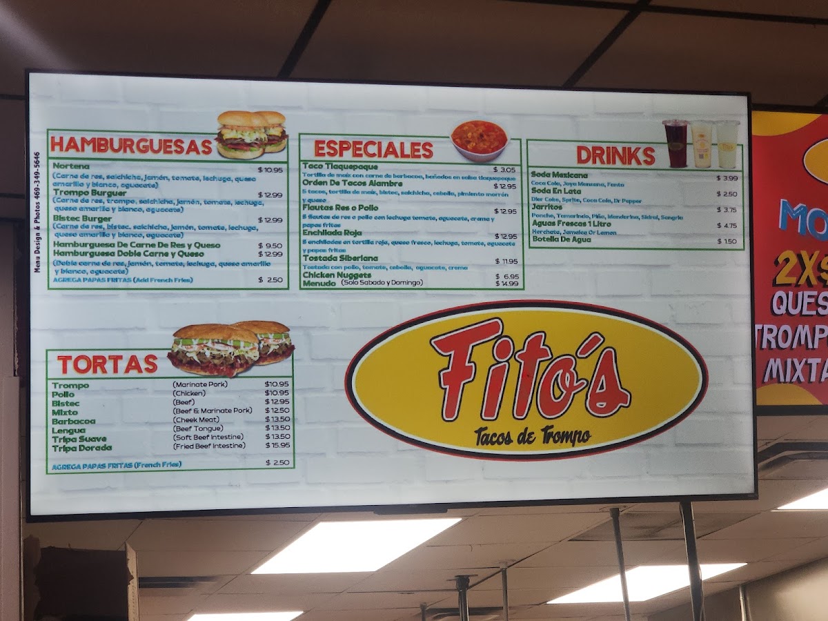 Fito's Tacos De Trompo Photo Menu 2