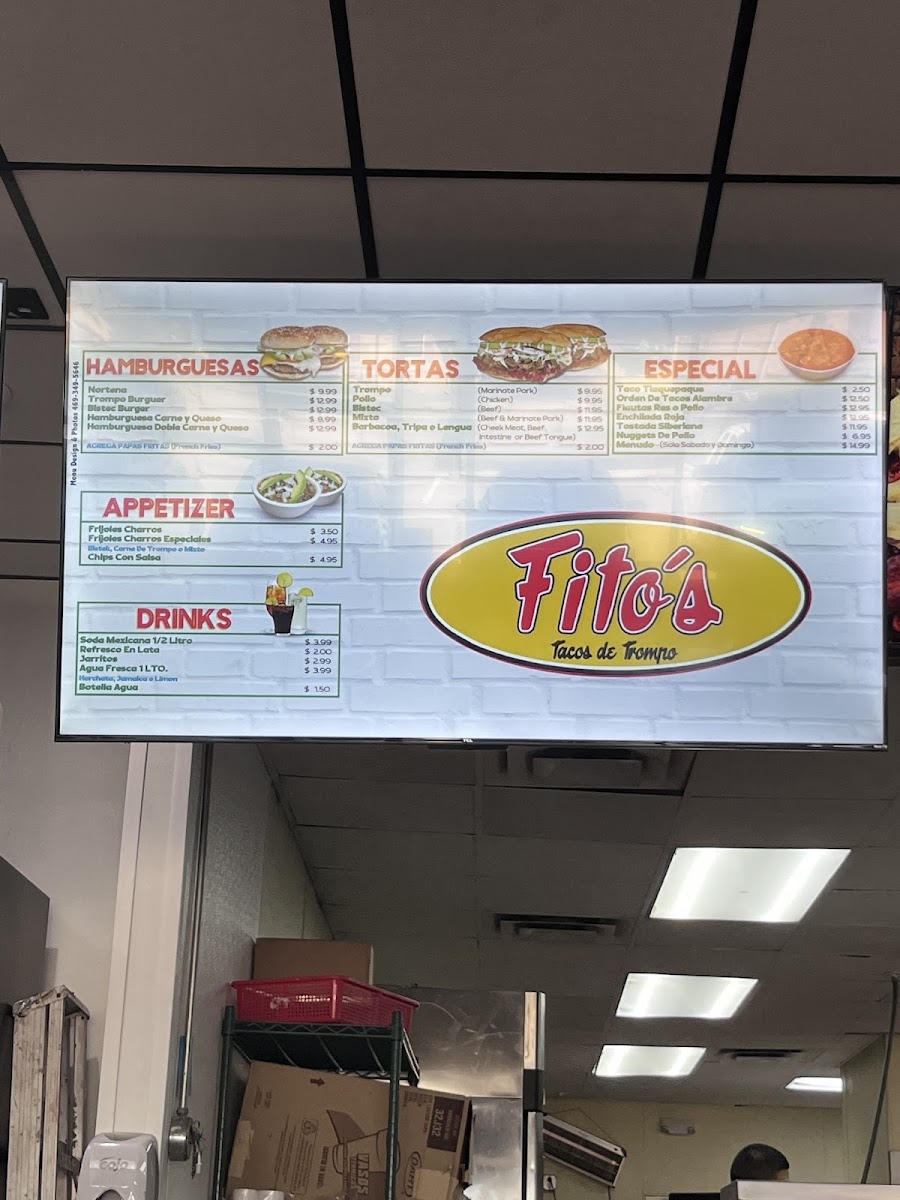 Fito's Tacos De Trompo Photo Menu 4