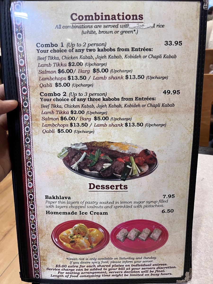 Kabul Kabab House Photo Menu 10