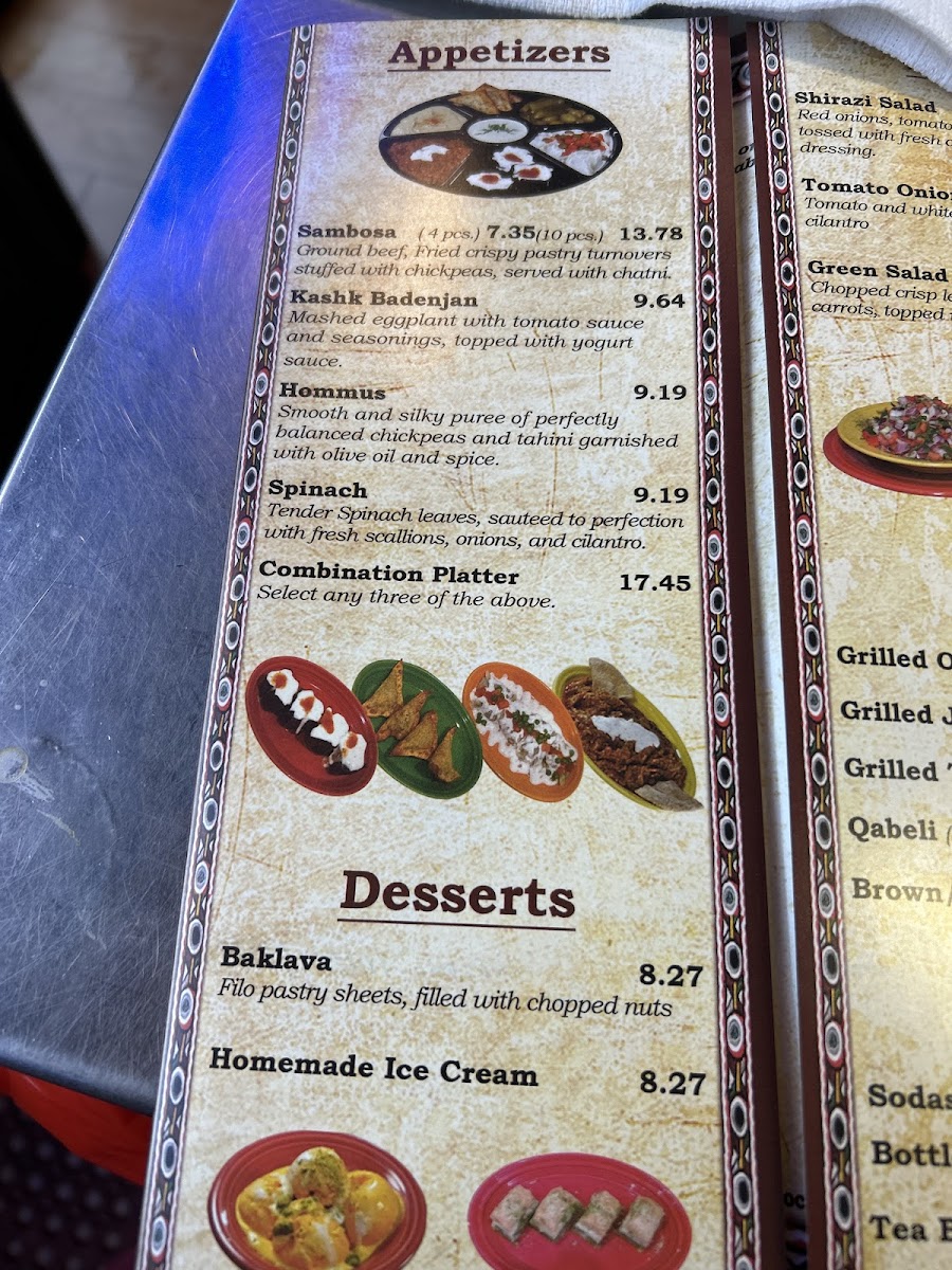 Kabul Kabab House Photo Menu 3