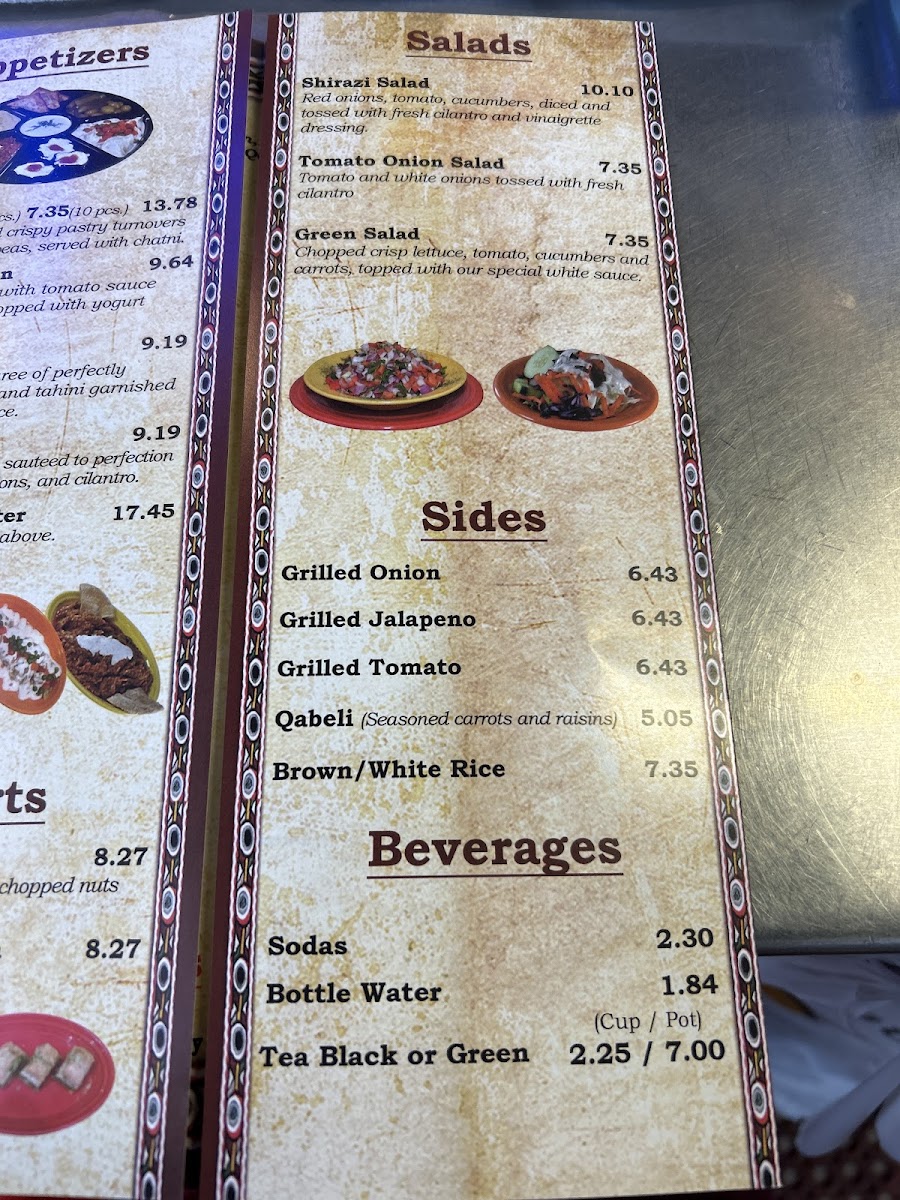 Kabul Kabab House Photo Menu 4