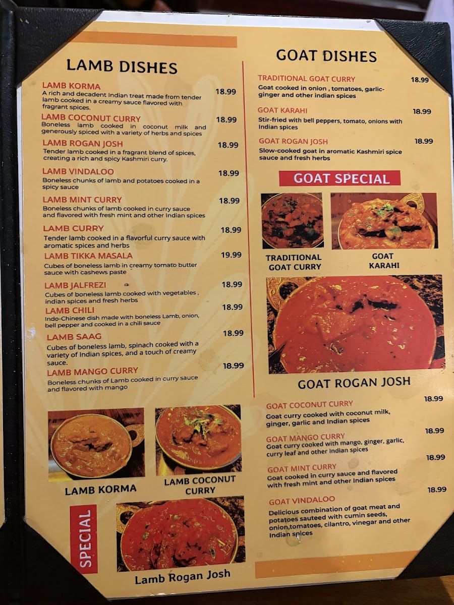 Marigold Fine Indian Cuisine Photo Menu 3