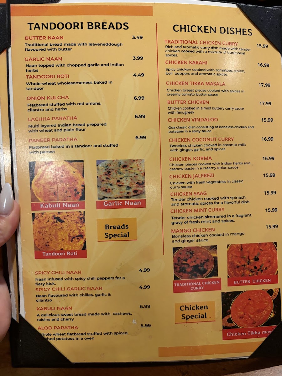 Marigold Fine Indian Cuisine Photo Menu 5