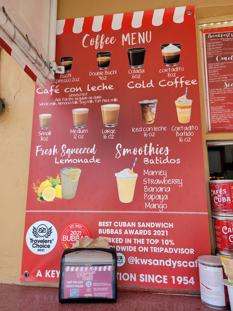 Sandy's Café Photo Menu 6